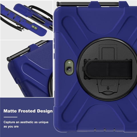 For Samsung Galaxy Tab Active5 Pro X350 / X356B / Active Pro T540 / T545 / T547 / Active4 Pro T630 / T636 Case Kickstand PC+Silicone Tablet Cover