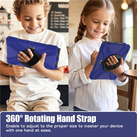 For Samsung Galaxy Tab Active5 Pro X350 / X356B / Active Pro T540 / T545 / T547 / Active4 Pro T630 / T636 Kickstand Case Cover with Shoulder Strap
