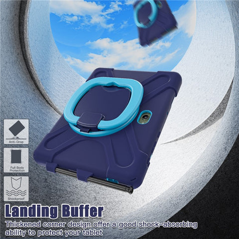 For Samsung Galaxy Tab Active5 Pro X350 / X356B / Active Pro T540 / T545 / T547 / Active4 Pro T630 / T636 Case TPU + PC + Silicone Cover Kickstand
