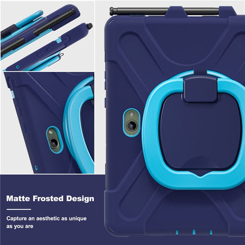 For Samsung Galaxy Tab Active5 Pro X350 / X356B / Active Pro T540 / T545 / T547 / Active4 Pro T630 / T636 Case TPU + PC + Silicone Cover Kickstand