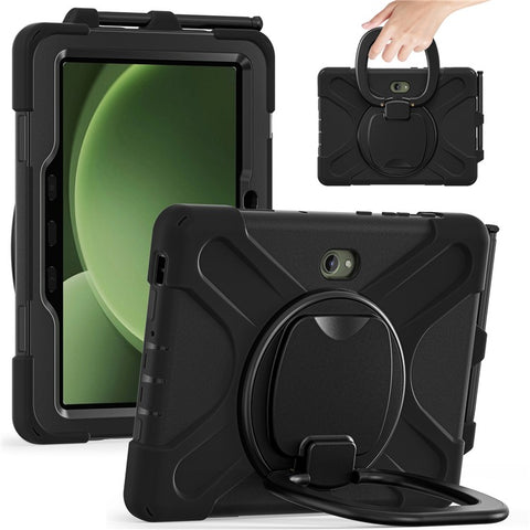 For Samsung Galaxy Tab Active5 Pro X350 / X356B / Active Pro T540 / T545 / T547 / Active4 Pro T630 / T636 Case TPU + PC + Silicone Cover Kickstand