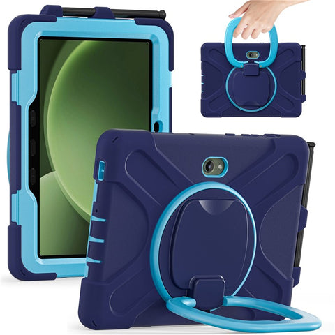 For Samsung Galaxy Tab Active5 Pro X350 / X356B / Active Pro T540 / T545 / T547 / Active4 Pro Case with Shoulder Strap TPU + PC + Silicone Kickstand