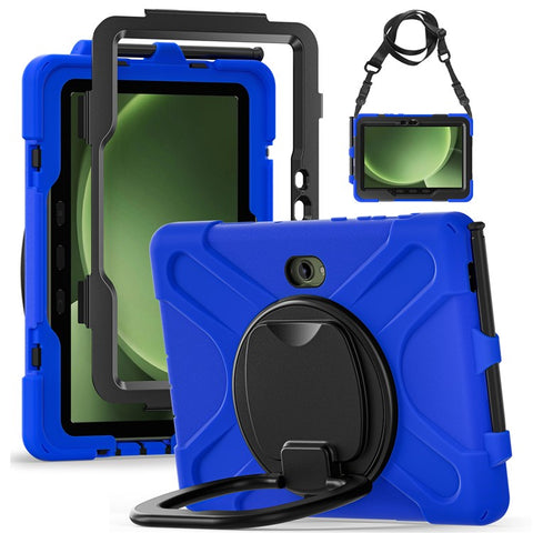 For Samsung Galaxy Tab Active5 Pro X350 / X356B / Active Pro T540 / T545 / T547 / Active4 Pro Case with Shoulder Strap TPU + PC + Silicone Kickstand