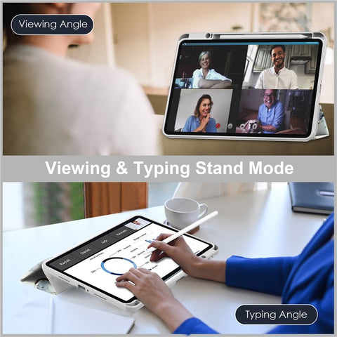 For Xiaomi Pad 6 Pro  /  Pad 6 Tablet Case Tri-Fold Stand Pattern Printing Clear Acrylic Leather Cover