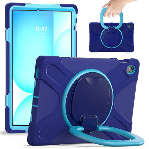 Tablet Case for Samsung Galaxy Tab S10 FE+ SM-X620 / SM-X626B TPU + PC + Silicone Cover Kickstand Handle Grip