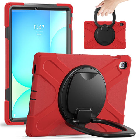 Tablet Case for Samsung Galaxy Tab S10 FE+ SM-X620 / SM-X626B TPU + PC + Silicone Cover Kickstand Handle Grip