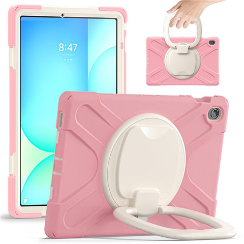 Tablet Case for Samsung Galaxy Tab S10 FE+ SM-X620 / SM-X626B TPU + PC + Silicone Cover Kickstand Handle Grip