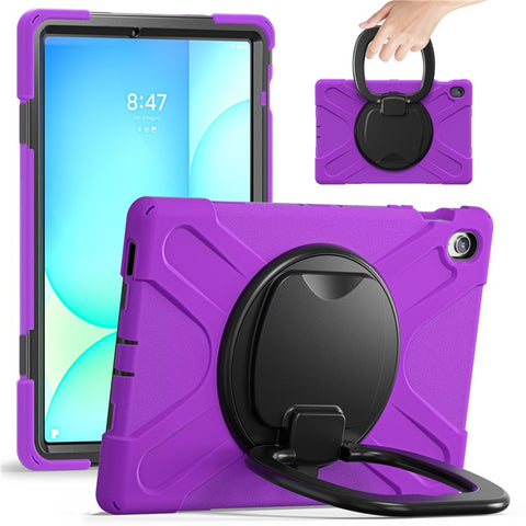 Tablet Case for Samsung Galaxy Tab S10 FE+ SM-X620 / SM-X626B TPU + PC + Silicone Cover Kickstand Handle Grip
