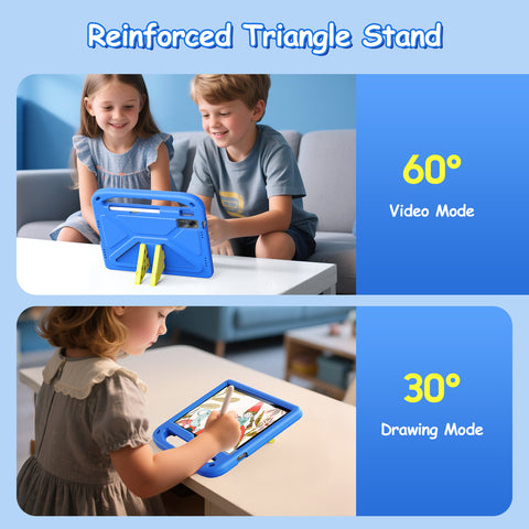 For Xiaomi Redmi Pad SE Tablet Case with Kickstand DUX DUCIS Puff Series EVA Kids Shockproof Cover