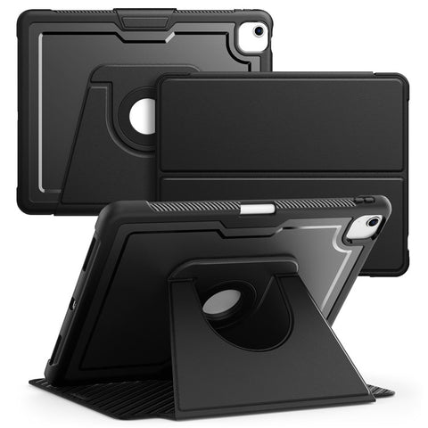 Tablet Case for iPad Air 13 (2026) / (2025) / (2024) / Pro 12.9 (2022) / (2021) / (2020) / (2018) Detachable PC + TPU + PU Leather Flip Cover