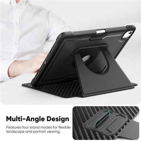 Tablet Case for iPad Air 13 (2026) / (2025) / (2024) / Pro 12.9 (2022) / (2021) / (2020) / (2018) Detachable PC + TPU + PU Leather Flip Cover