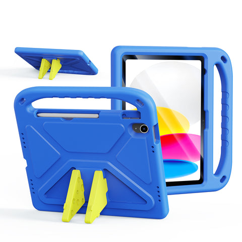 DUX DUCIS For iPad (2025) / iPad 10.9 (2022) Tablet Case with Kickstand  Puff Series EVA Kids Shockproof Cover