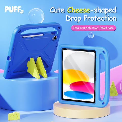 DUX DUCIS For iPad (2025) / iPad 10.9 (2022) Tablet Case with Kickstand  Puff Series EVA Kids Shockproof Cover
