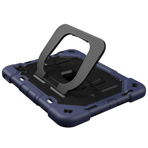 For iPad (2025) / 10.9 (2022) Case Kickstand Silicone + PC Shockproof Protective Tablet Cover