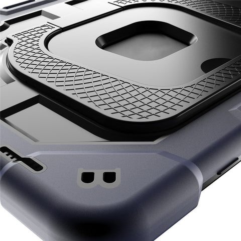 For iPad (2025) / 10.9 (2022) Case Kickstand Silicone + PC Shockproof Protective Tablet Cover