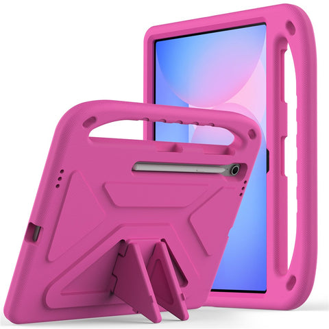 For Samsung Galaxy Tab S10 FE+ Case Hand Grip Kickstand Tablet EVA Cover
