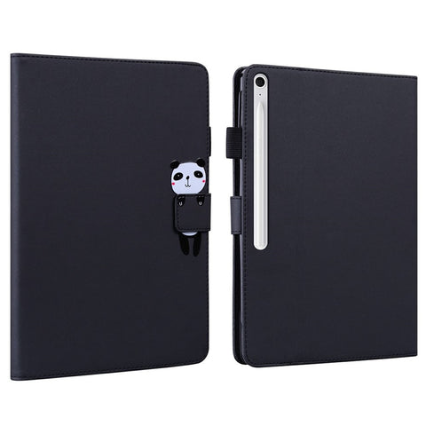 For Samsung Galaxy Tab S10 FE+ Case Tablet Stand Leather Cover Card Slots Animal Pattern