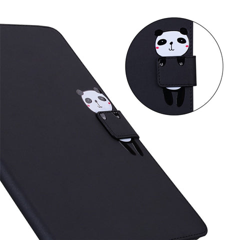 For Samsung Galaxy Tab S10 FE+ Case Tablet Stand Leather Cover Card Slots Animal Pattern