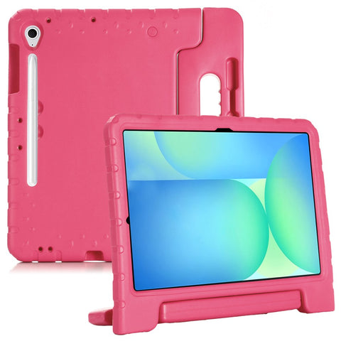For Samsung Galaxy Tab S10 FE+ EVA Case Kids-Friendly Handle Tablet Cover with Kickstand