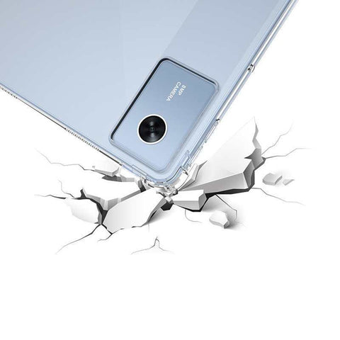 For Lenovo Tab K11 Gen 2 / Idea Tab / Xiaoxin Pad 11 2025 Case TPU Drop-Resistant Clear Tablet Cover + Tempered Glass Screen Film