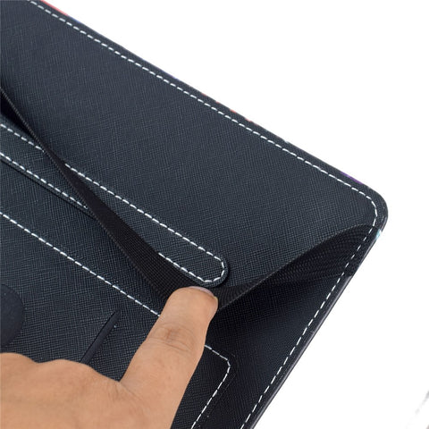 For Lenovo Tab M11 / Xiaoxin Pad 11 2024 Leather Case Pattern Print Card Slots Stand Auto Sleep Wake Tablet Cover