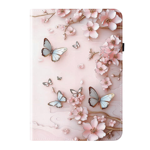 For Lenovo Tab M11  /  Xiaoxin Pad 11 2024 Leather Case Pattern Printed Stand Tablet Cover with Card Slots