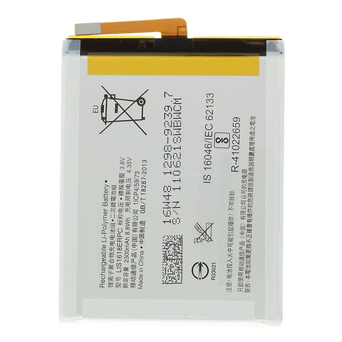For Sony Xperia XA / XA1 / Xperia E5 Rechargeable Battery 3.8V 2300mAh Cell Phone Battery LIS1618ERPC Replacement Part (Without Logo)