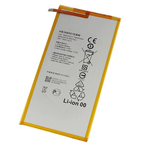 For Huawei MediaPad M1 8.0 3.8V 4650 mAh Rechargeable Li-ion Battery Replacement Part (Encode: HB3080G1EBW) (without Logo)