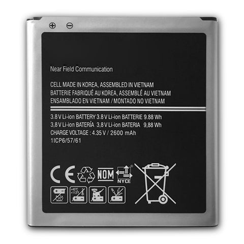 For Samsung Galaxy J3 (2016) 3.80V 2600mAh Li-ion Battery Replacement Part (Encode: EB-BG530BBE) (without Logo)