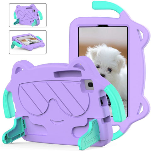 For Samsung Galaxy Tab A7 Lite 8.7-inch / Tab A 8.0 (2019) SM-T290 (Wi-Fi) / SM-T295 (LTE) / Huawei MediaPad M3 Lite 8 EVA+PC Protective Tablet Case with Kickstand and Handle