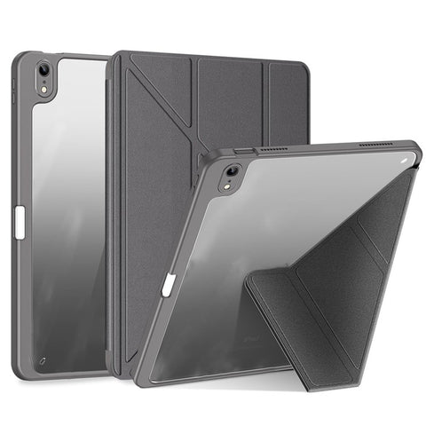 DUX DUCIS for iPad (2025) / 10.9 (2022) Magi Tablet Case Detachable Leather Cover with V-Fold Stand