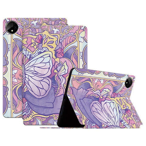 Shockproof Case for Huawei MatePad Pro 11 (2022) Butterfly Printed Protective Cover Anti-drop Tablet Case with Stand