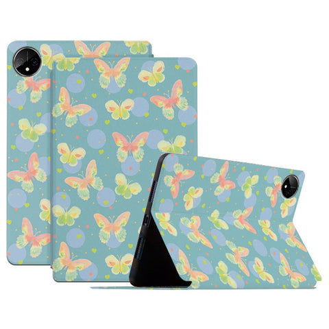Shockproof Case for Huawei MatePad Pro 11 (2022) Butterfly Printed Protective Cover Anti-drop Tablet Case with Stand