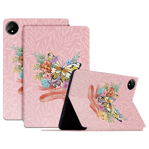 Shockproof Case for Huawei MatePad Pro 11 (2022) Butterfly Printed Protective Cover Anti-drop Tablet Case with Stand