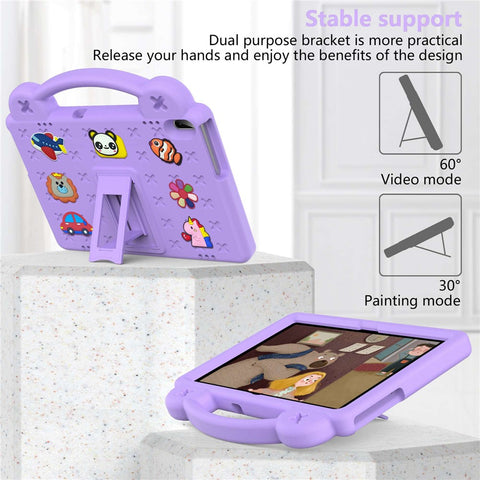 For Lenovo Yoga Tab5 YT-X705F 10.1 inch / Lenovo Tab M10 TB-X605F / TB-X505 / Huawei MediaPad T5 10.1 EVA Case Protective Tablet Cover Shockproof Case with Kickstand