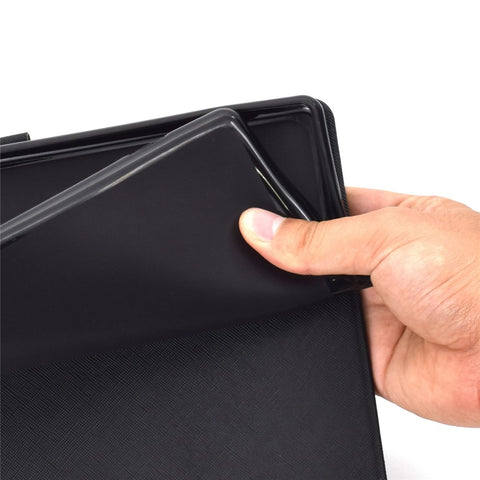 For Huawei Enjoy Tablet 2 / MatePad T 10 9.7 inch / T 10S 10.1 inch / Honor Pad 6 10.1-inch / Pad X6 9.7 inch Tablet Case Solid Color PU Leather Folio Flip Stand Card Slots Magnetic Cover