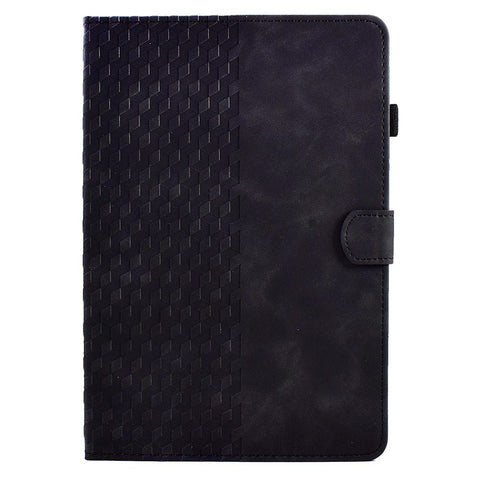 For Samsung Galaxy Tab A 10.1 (2016) (T580 / T585) Auto Wake / Sleep Shockproof Case Pattern Imprinted Anti-Drop Case Solid Color Tablet Leather Cover with Card Slots / Stand