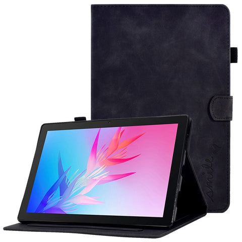 For Huawei Enjoy Tablet 2  /  MatePad T 10 9.7 inch  /  T 10S 10.1 inch  /  Honor Pad 6 10.1-inch  /  Pad X6 9.7 inch Tablet Case Pattern Imprinted PU Leather Card Slots Stand Cover