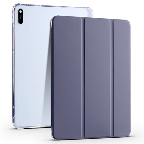 For Huawei MatePad 10.4 (2022) / (2020) Tri-Fold Stand Tablet Cover PU Leather Auto Sleep / Wake Smart Case with Pencil Holder