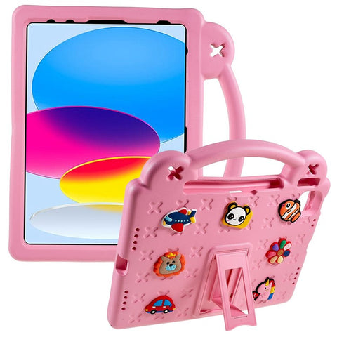 For iPad (2025) / 10.9 (2022) Tablet Cover Dropproof EVA Protective Case with Kickstand