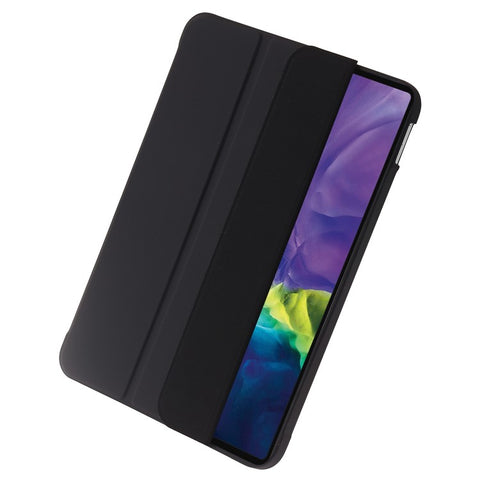 For iPad (2025) / 10.9 (2022) Three-Fold Stand PU Leather + Silicone Cover Tablet Anti-Drop Shockproof Case