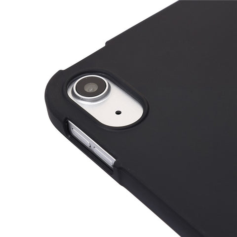 For iPad (2025) / 10.9 (2022) Three-Fold Stand PU Leather + Silicone Cover Tablet Anti-Drop Shockproof Case