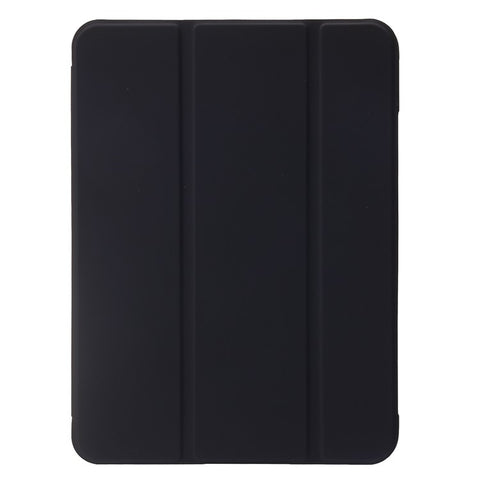 For iPad (2025) / 10.9 (2022) Three-Fold Stand PU Leather + Silicone Cover Tablet Anti-Drop Shockproof Case