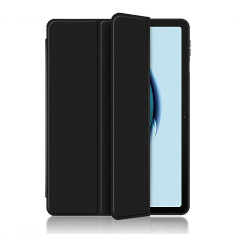For Huawei MatePad SE 10.4-inch Tri-fold Stand Protective Folio Tablet Case PU Leather Shockproof Tablet Cover
