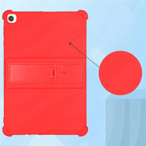 For Huawei MatePad SE 10.4-inch Soft Silicone Tablet Case PC Kickstand Shock-absorbing Tablet Cover