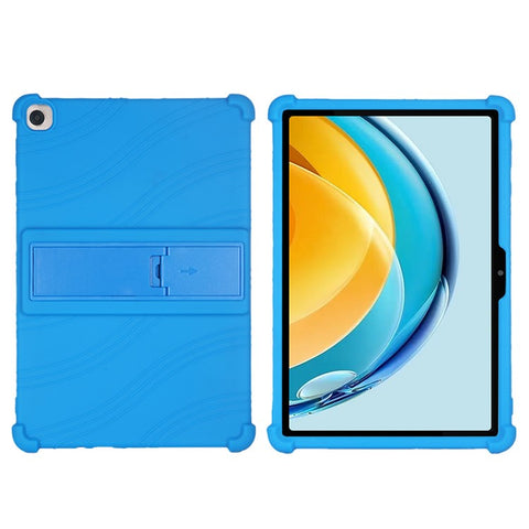 For Huawei MatePad SE 10.4-inch Soft Silicone Tablet Case PC Kickstand Shock-absorbing Tablet Cover