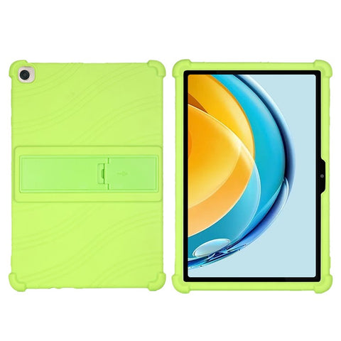 For Huawei MatePad SE 10.4-inch Soft Silicone Tablet Case PC Kickstand Shock-absorbing Tablet Cover