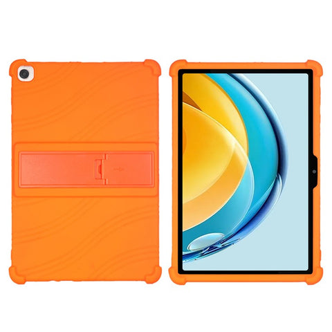 For Huawei MatePad SE 10.4-inch Soft Silicone Tablet Case PC Kickstand Shock-absorbing Tablet Cover