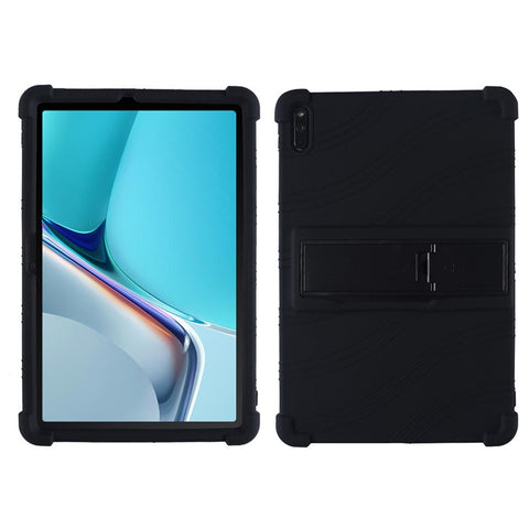 Protective Cover for Huawei MatePad 11 (2021), PC Kickstand Anti-fall Soft Silicone Tablet Case