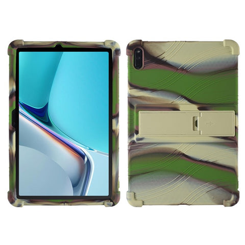 Protective Cover for Huawei MatePad 11 (2021), PC Kickstand Anti-fall Soft Silicone Tablet Case